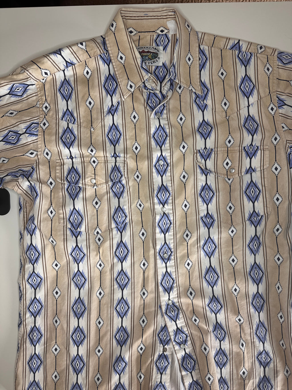 Cumberland Outfitters safari style shirt M