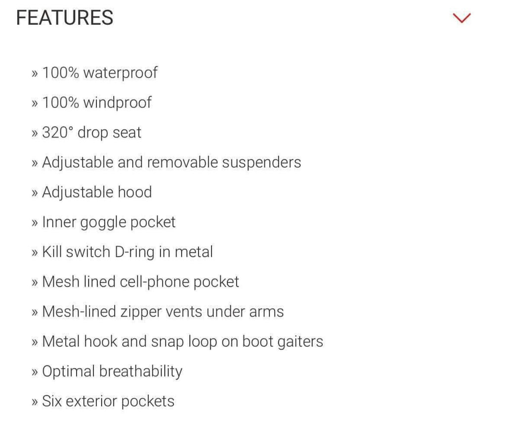 TOBE Insulted Mono Suit Small