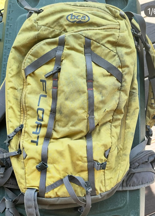 BCA Avalanche float bag W/ beacon and C02 cart