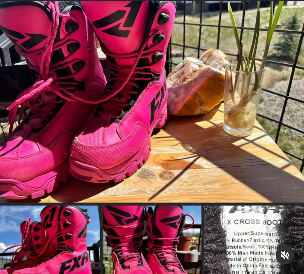 FRX Snowmobile boots W8