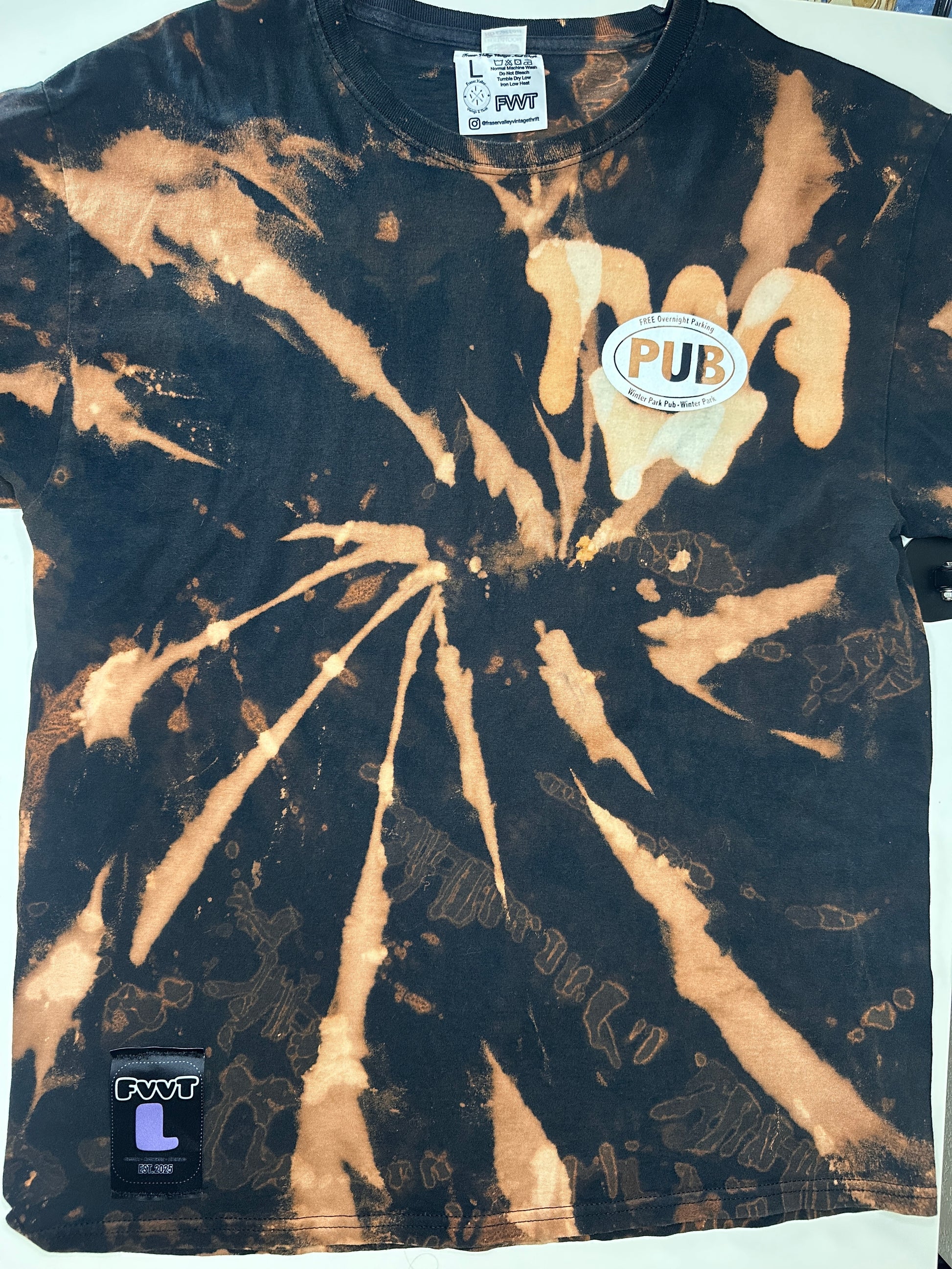 FVVT X The Pub backwards logo series Men’s Large