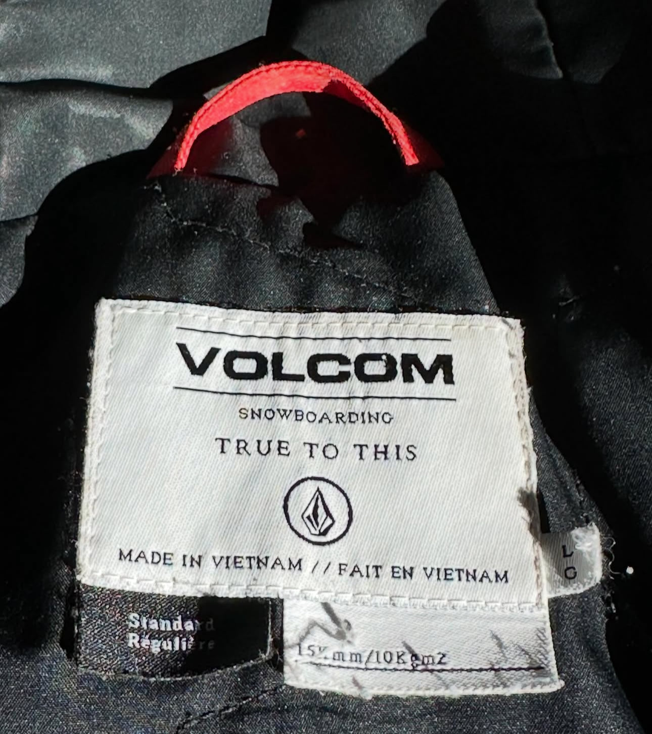 Volcom Snowboarding Jacket Mens Large