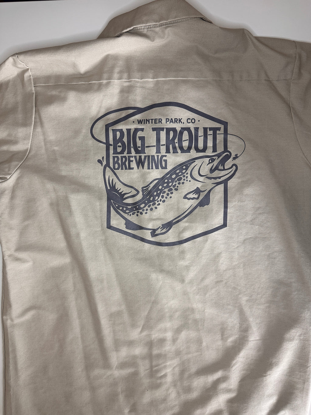 Big Trout Brewery Workman shirt, large